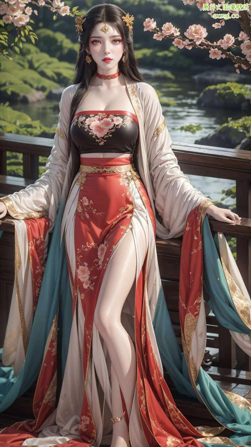 动漫女神的灵动之美如同梦幻中的诗篇