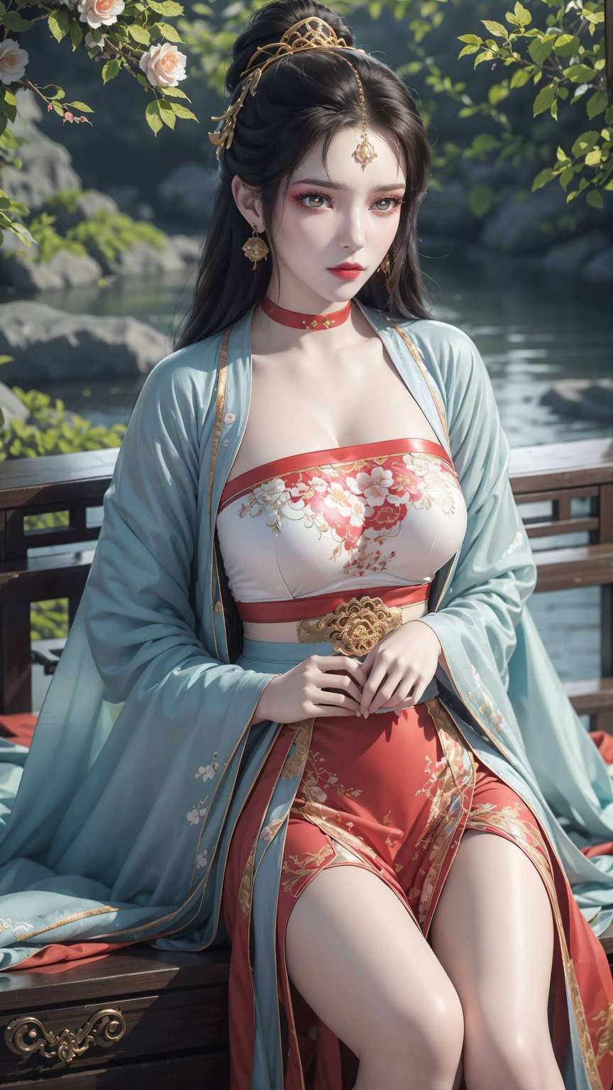 等你来领走属于你的那份美丽她的每一次凝眸都让人心神摇曳；国漫壁纸上的美女