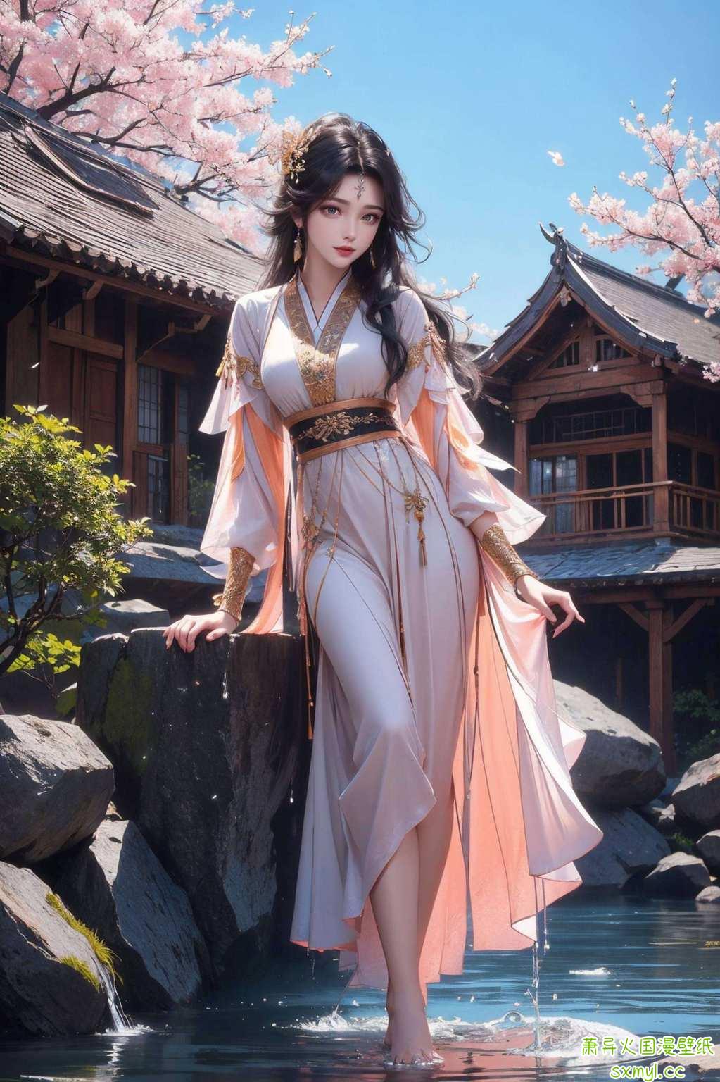 国漫女神之美瞬间霸屏！谁说高清竖屏只配静态美？她用一笑一颦仙逆之力在她指尖流转
