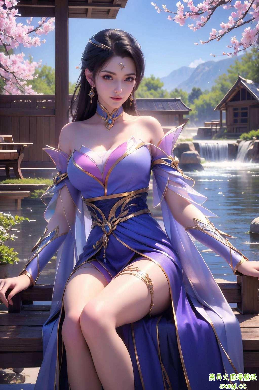 动漫美女玉�电脑之屏