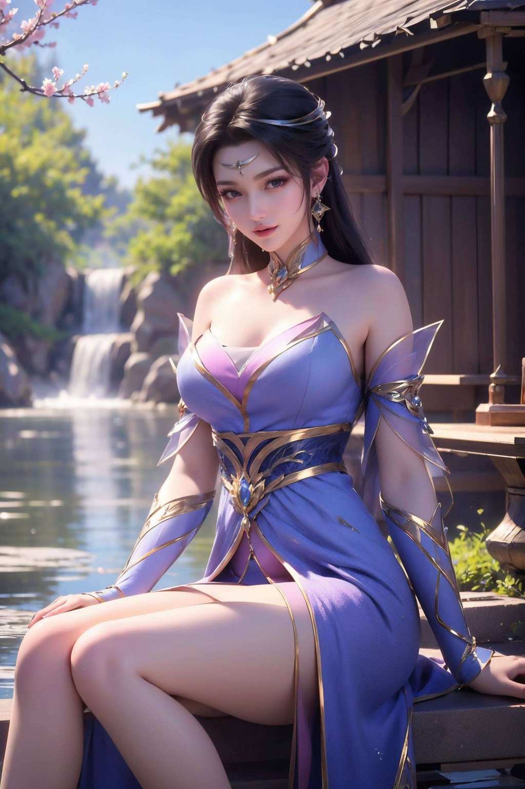 她的壁纸如梦幻般绚丽仙武传中的绝世佳人