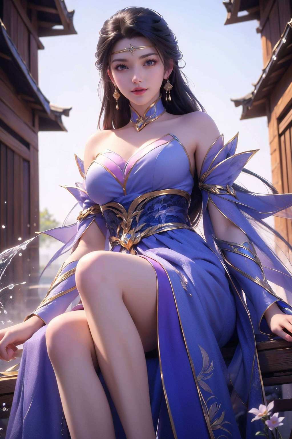 嗨今天给大家带来的是一场视觉盛宴！快来看看我们这位来自《仙武传》的绝世美女——楚灵玉的电脑壁纸大放送！这位国漫女神不仅颜值爆表