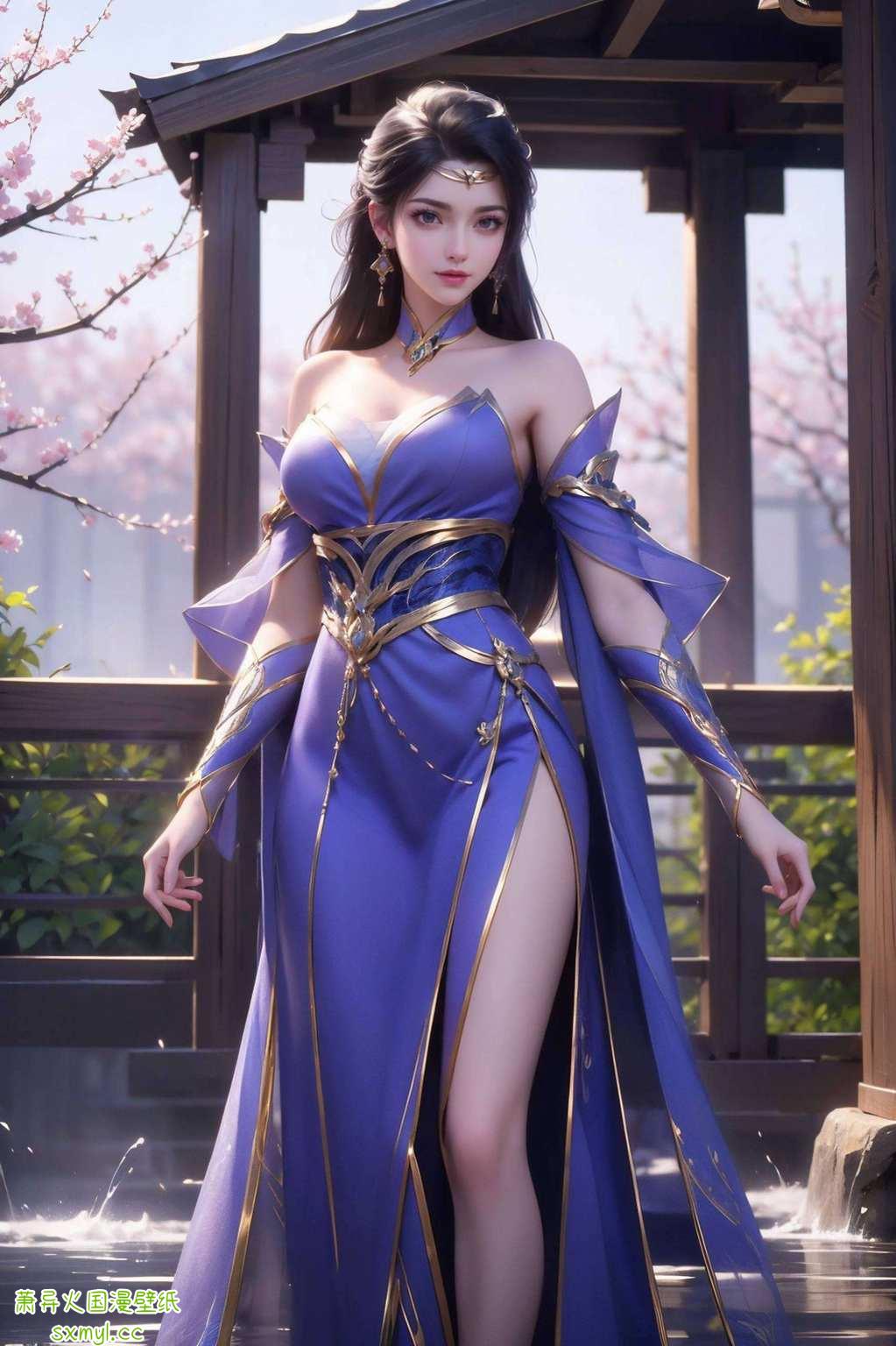 每一张都是高清壁纸的极致呈现沐浴在这些国漫美女的玄幻光彩中吧！
