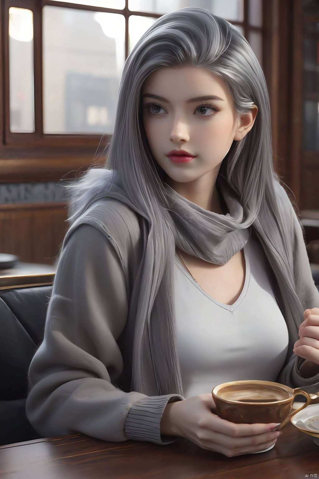 想象一下还是国漫中的绝世美女