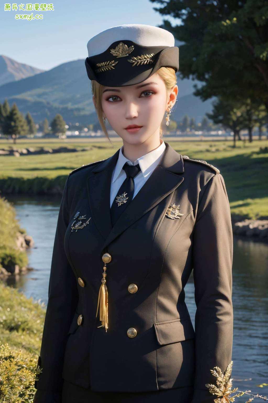在这无水印的动态壁纸中她的每一个姿态都是那么令人神往