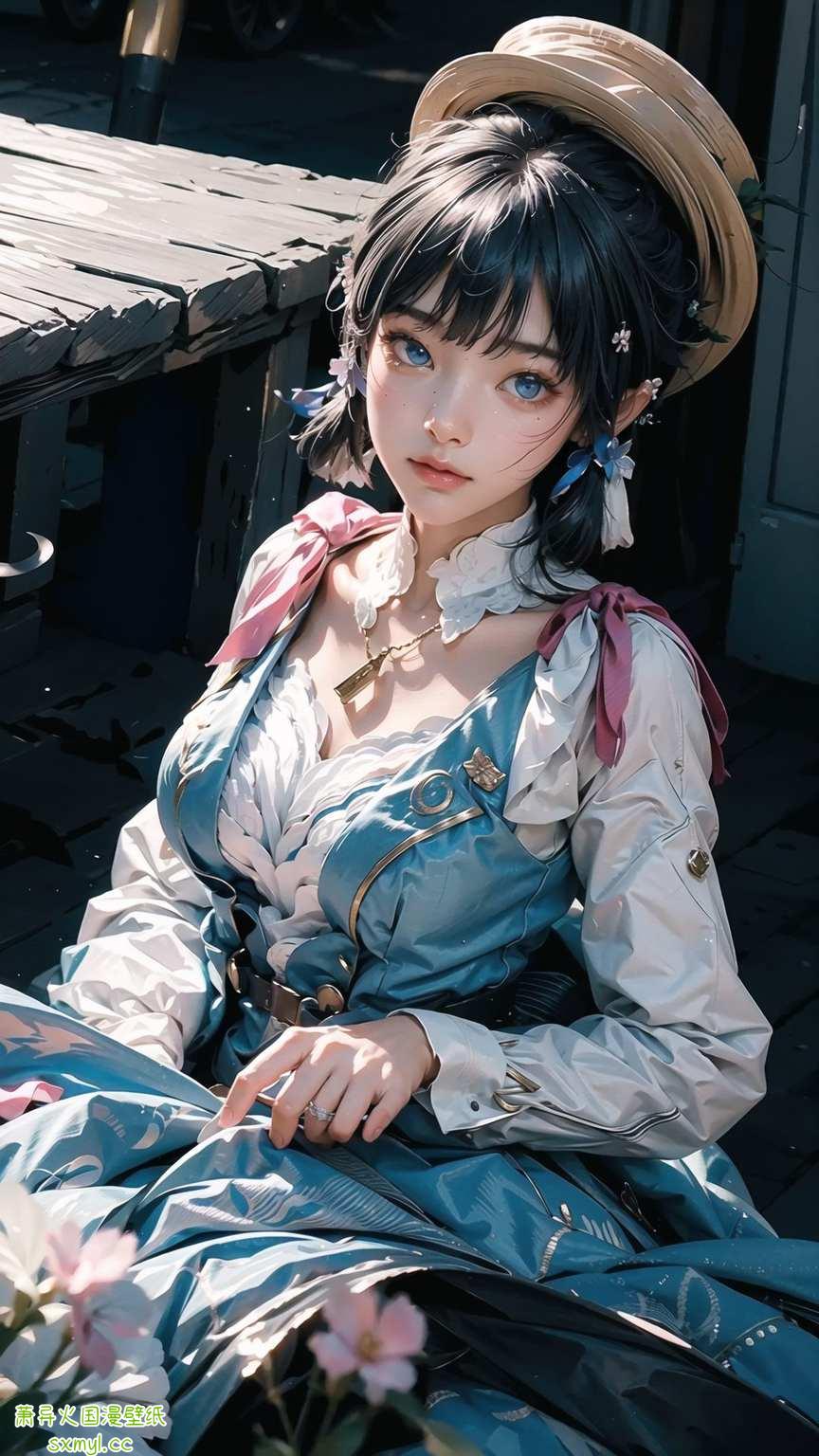 保证你的电脑桌面从此不再寂寞！原神里的冰霜美人