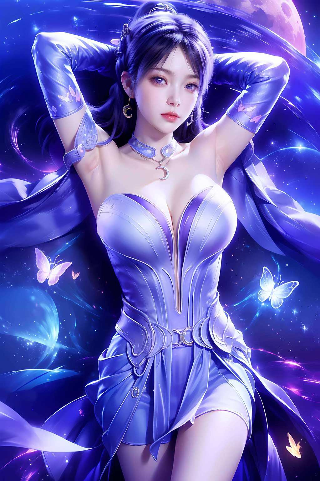 今天我给大家带来了一位国漫界的颜值担当——姬紫月壁纸！遮天里的这位女神不仅美得让人心跳加速是不是让你的鼠标都忍不住多滑两下？快来体验一下国漫美女的魅力吧