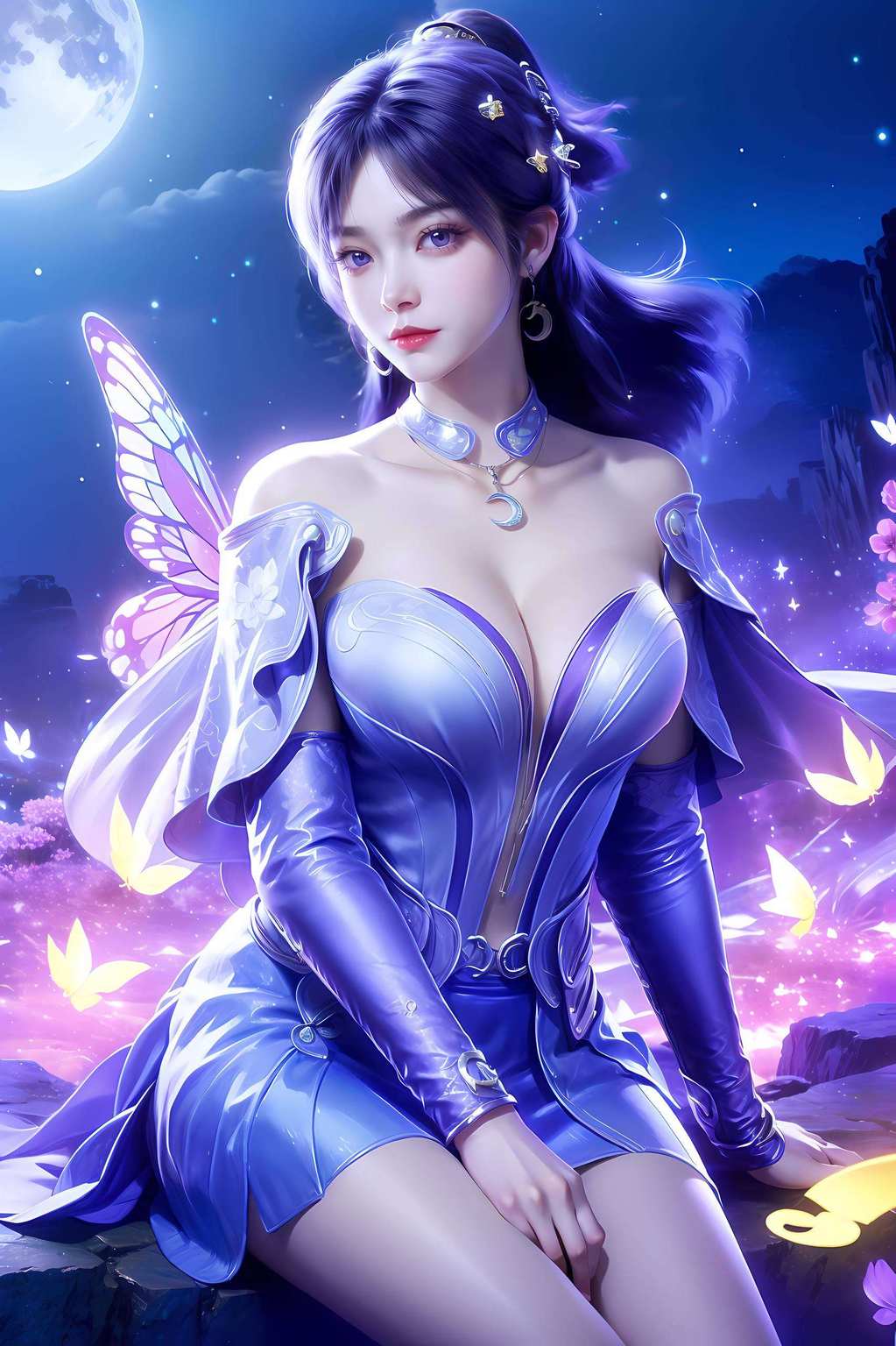 它是融合了国漫之美和玄幻元素的神来之笔犹如仙子下凡
