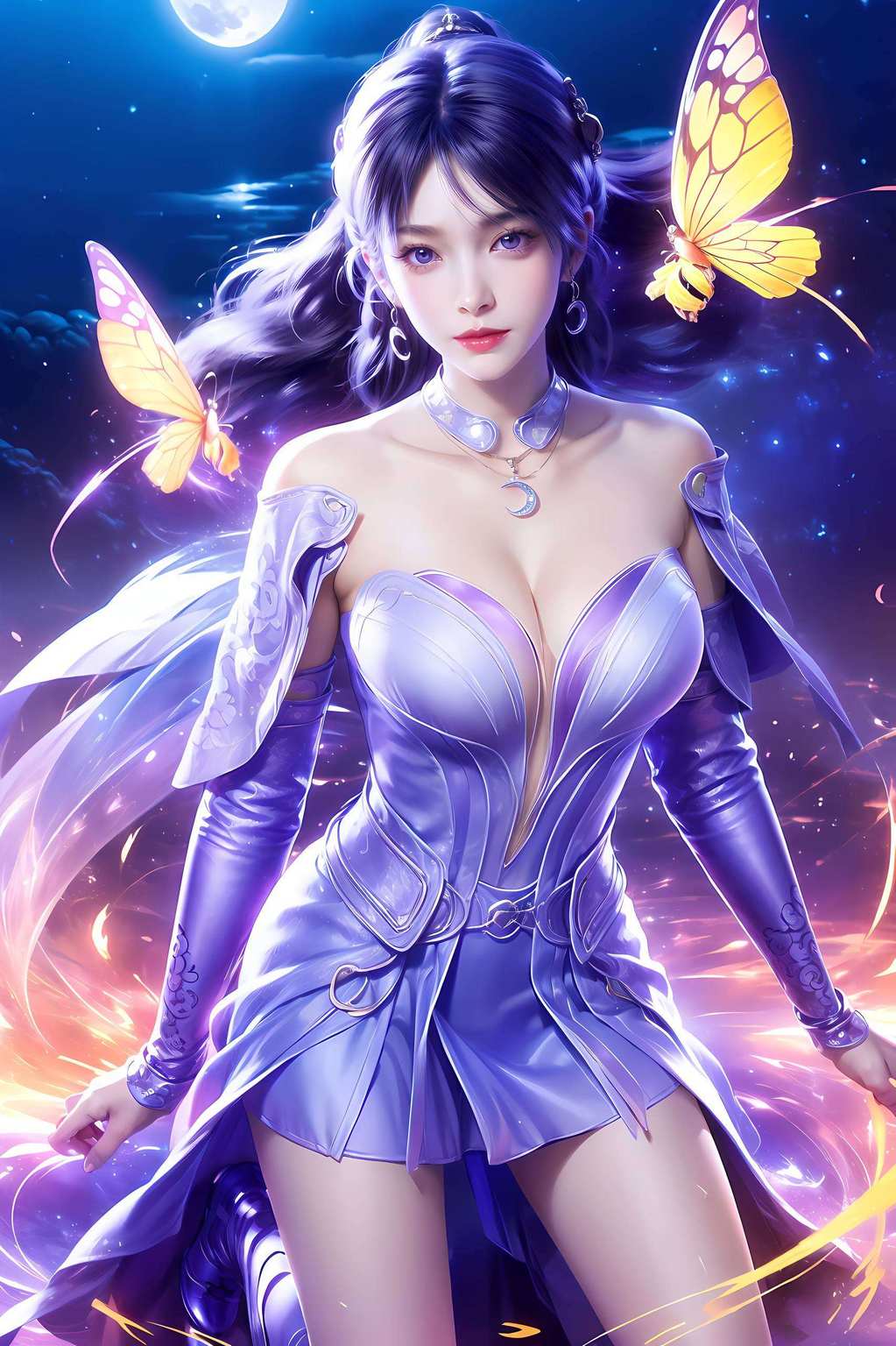嘿这可是国漫美女中的翘楚