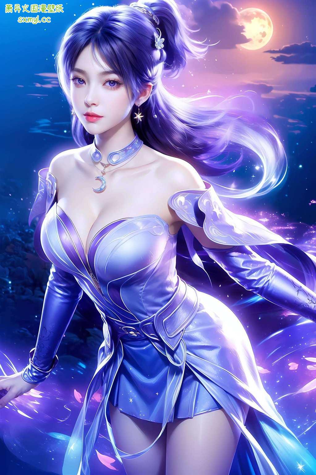 在这五彩斑斓的壁纸世界里成为国漫壁纸中的绝对女神