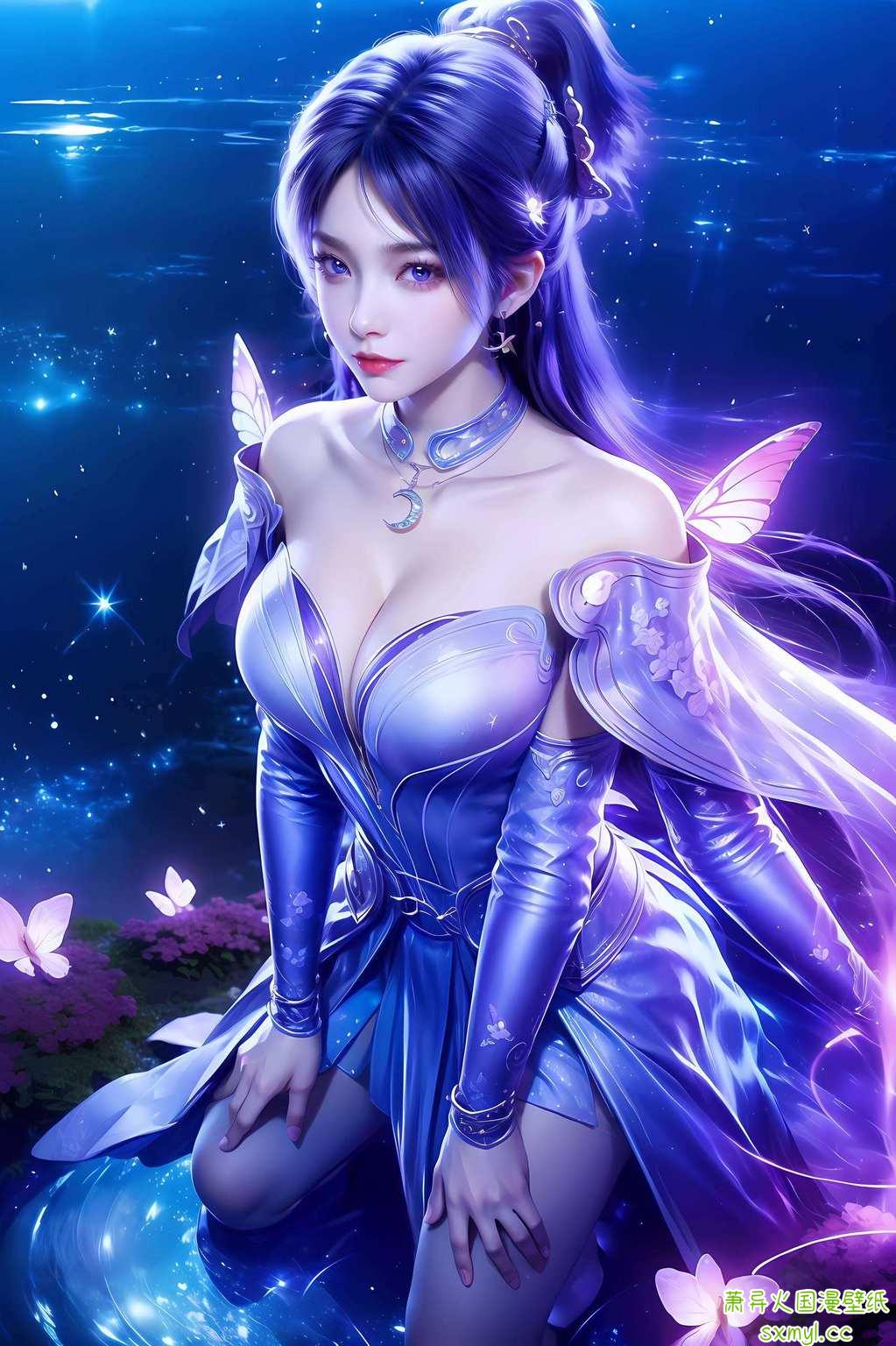 也比不上我们国漫的这位美女哦！嘻嘻保证你的电脑都能笑出声来！