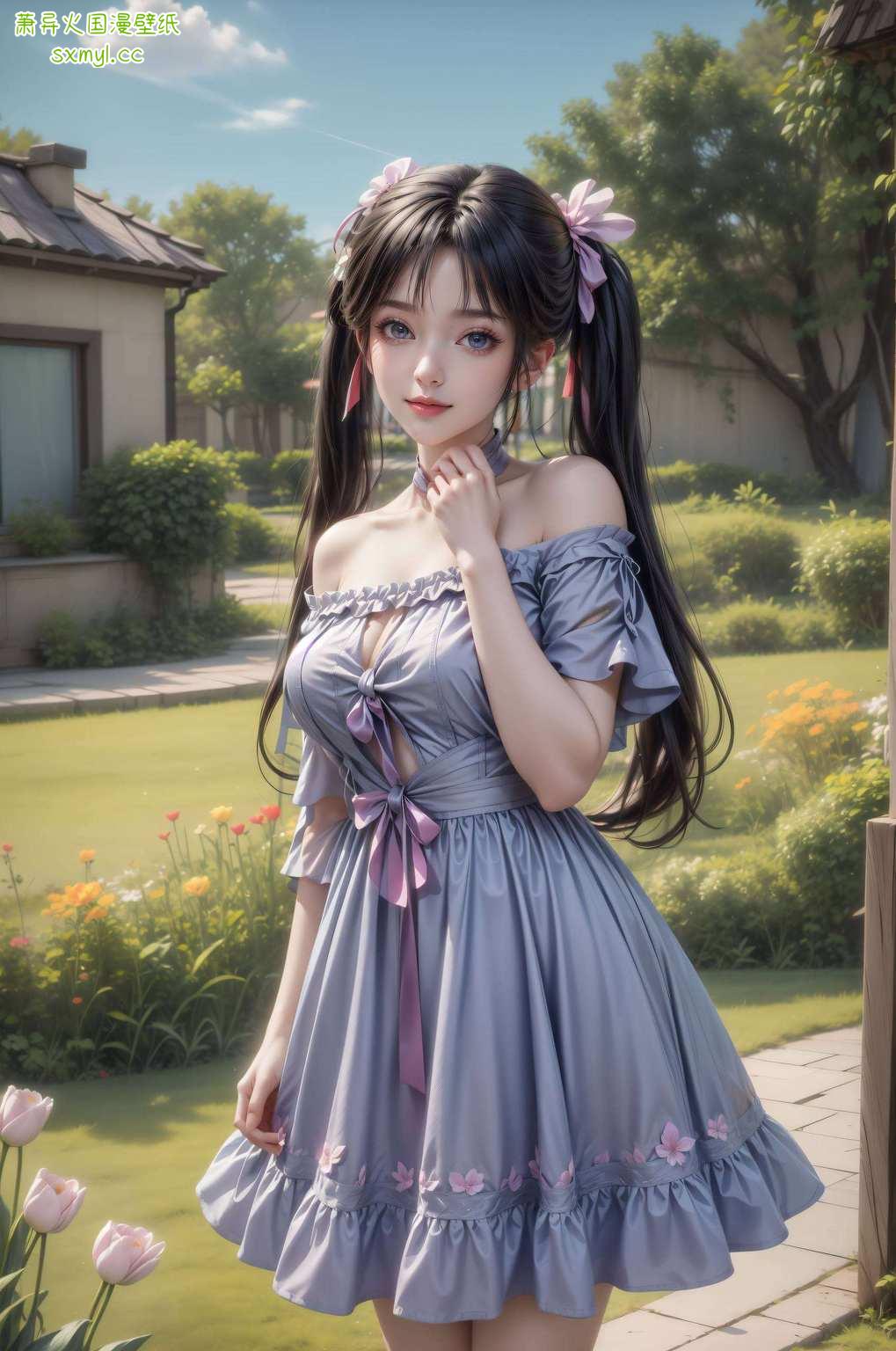 每天对着屏幕和国漫美女们一起