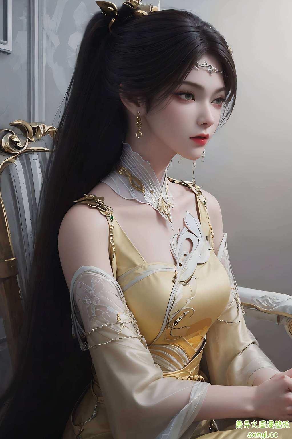 犹如从诛仙世界里走出的绝世美女让你的手机瞬间成为众人瞩目的焦点