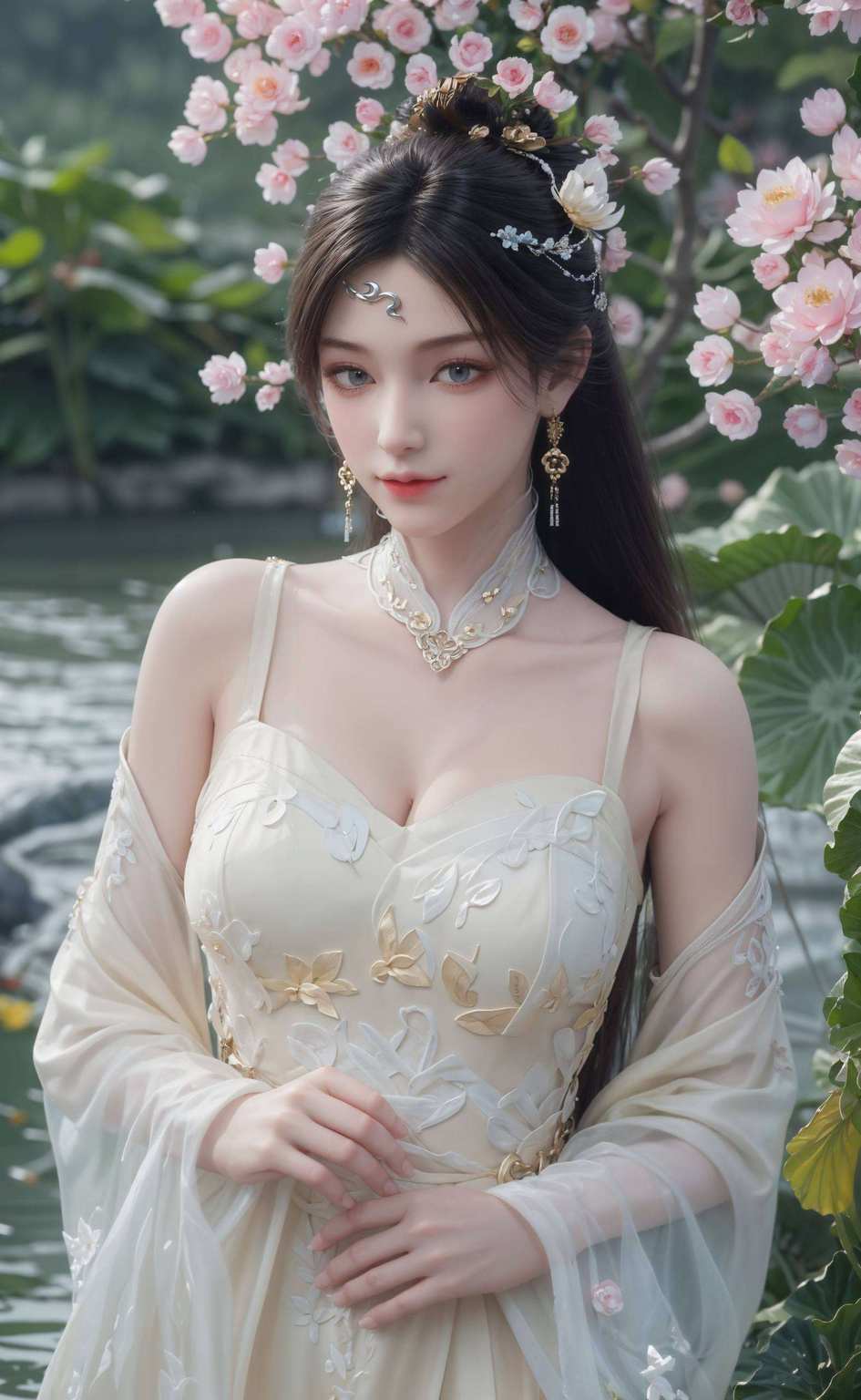 各位动漫迷们这款新出的金瓶儿蹦迪壁纸简直潮爆了！融合了国漫诛仙中的女神金瓶儿