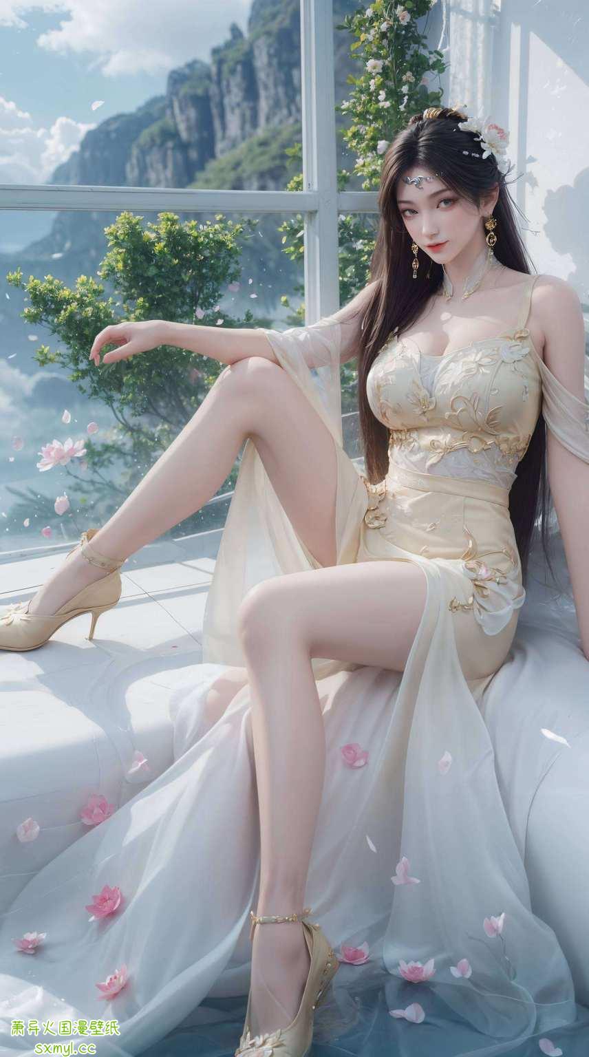 动漫女神共风华,玄幻世界藏奥秘瓶儿丽影映屏间