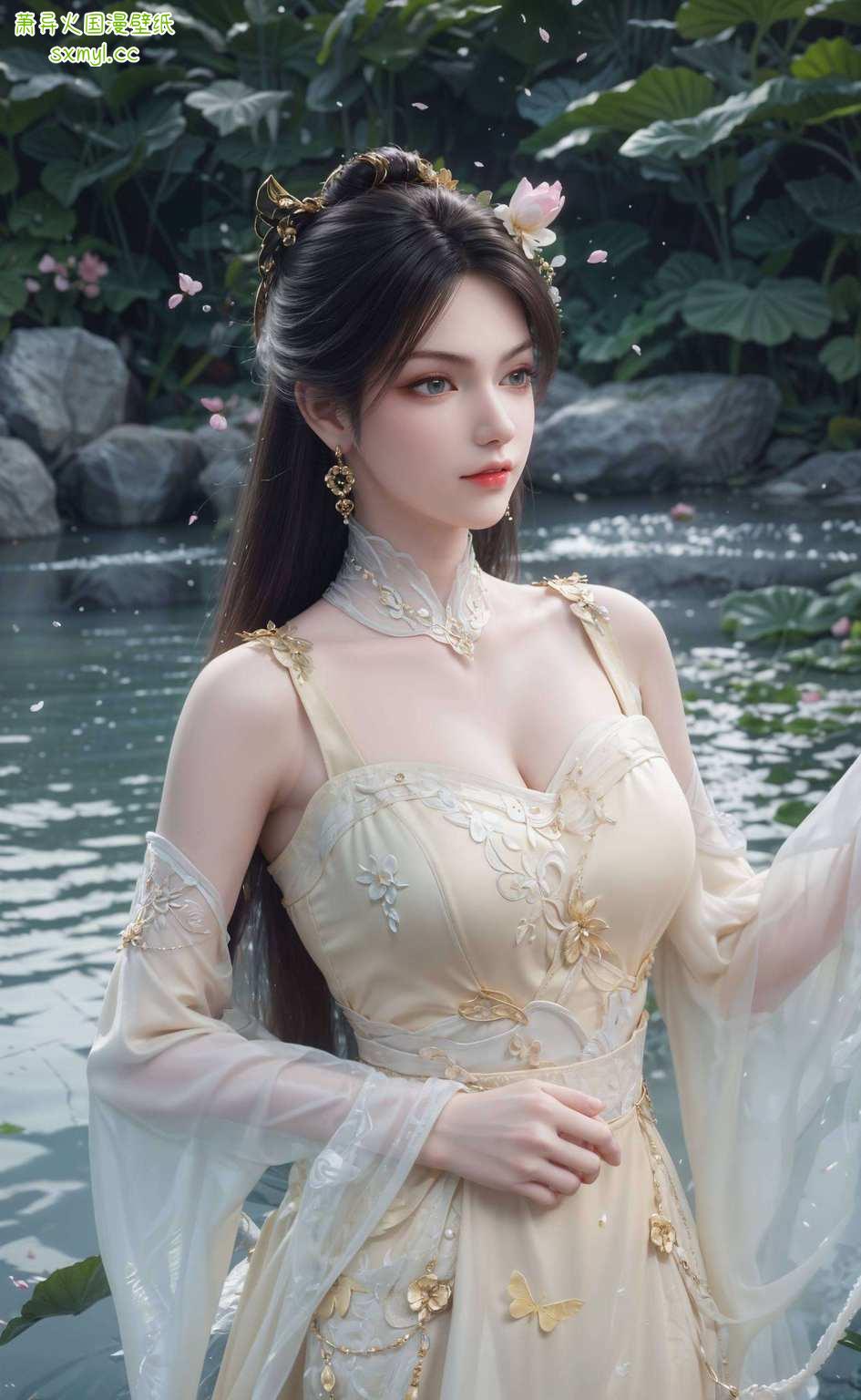 国漫佳丽竞妖娆瓶儿丽影映屏端