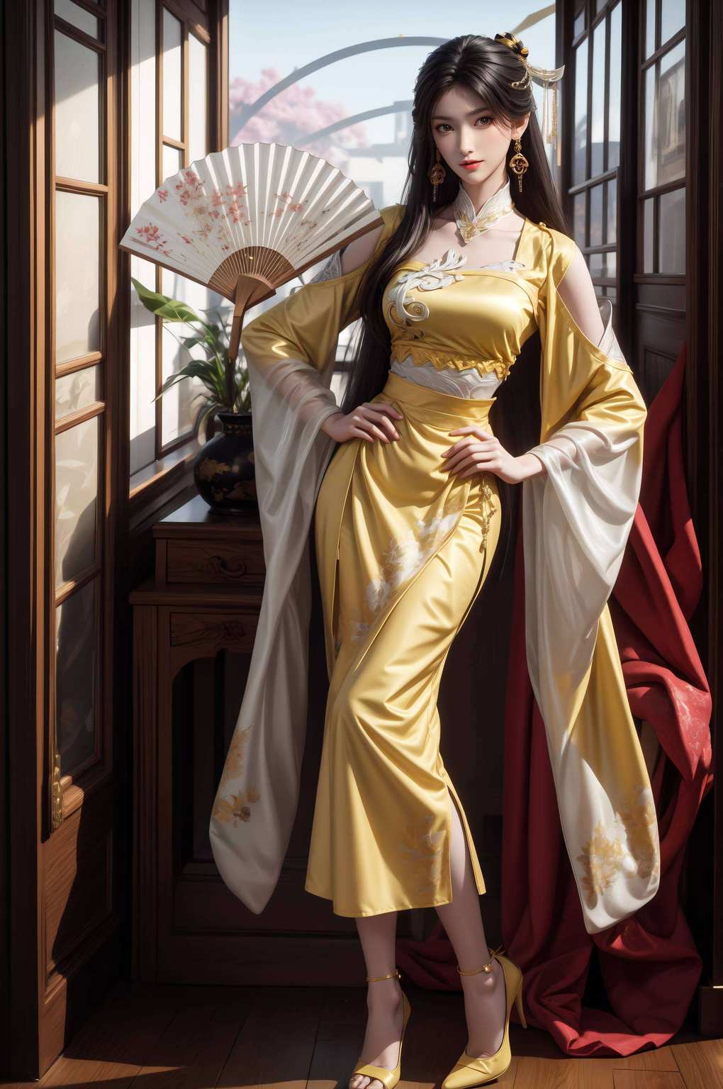 仙骨飘香倩影如画