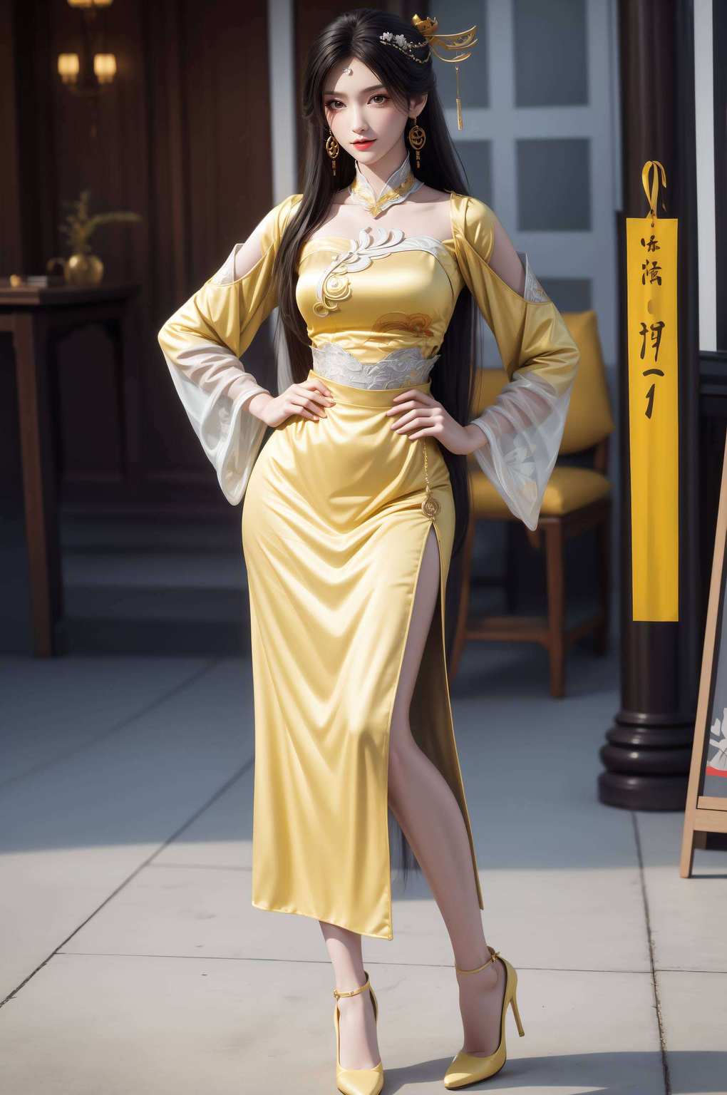 各位电脑桌面美化达人穿上她的金瓶儿第一版高清壁纸