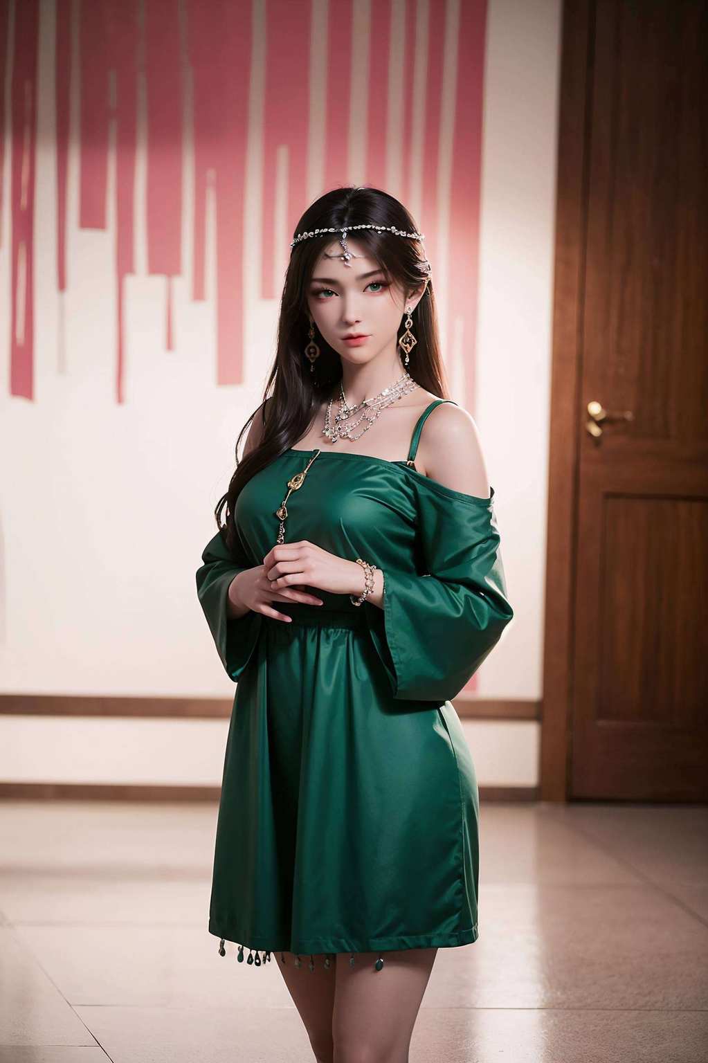 诛仙世界中的她国漫女神的倩影