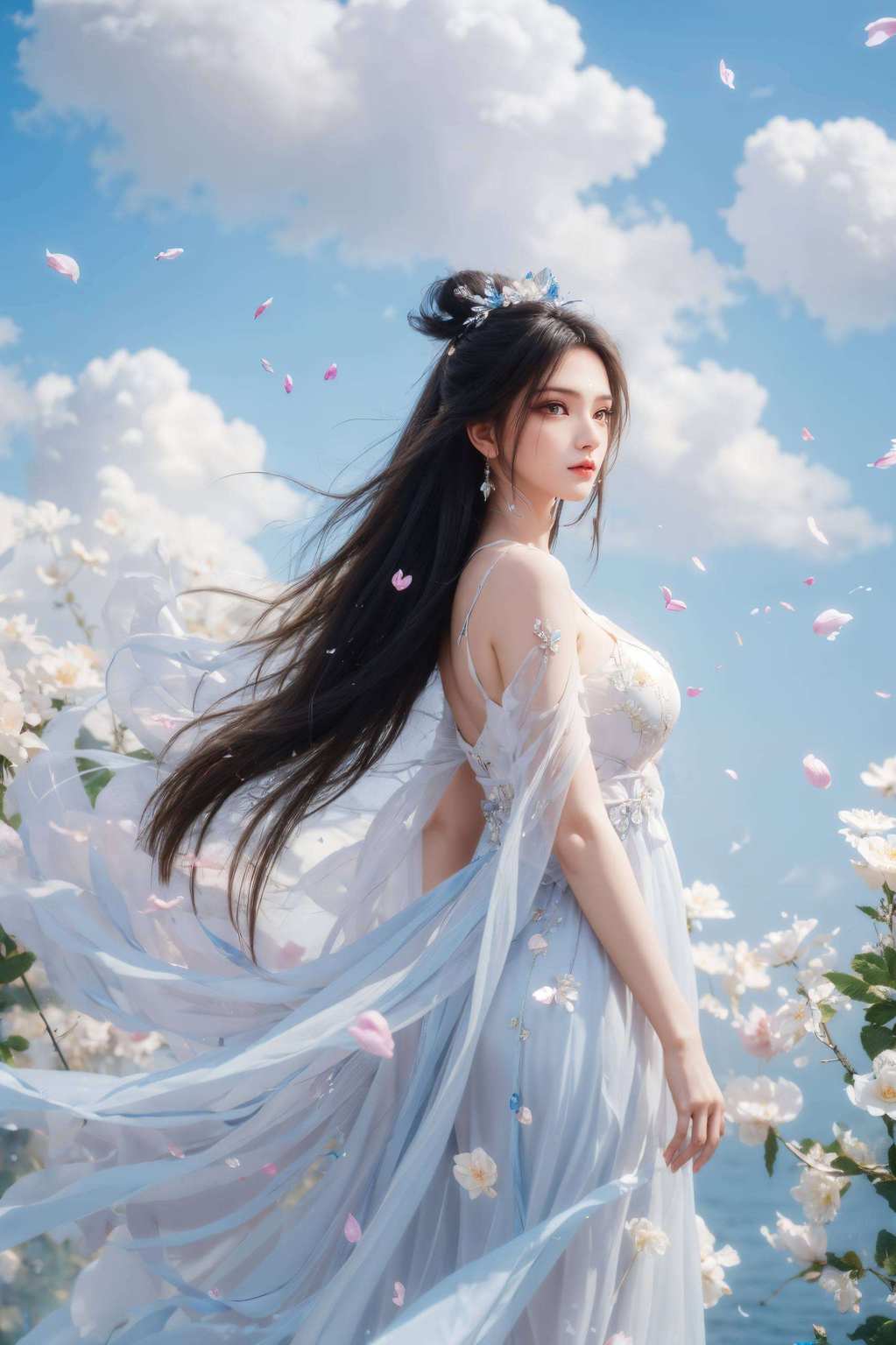 让你的手机桌面瞬间变身玄幻世界吗？那就快来下载这款陆雪琪壁纸吧简直美得不要不要的
