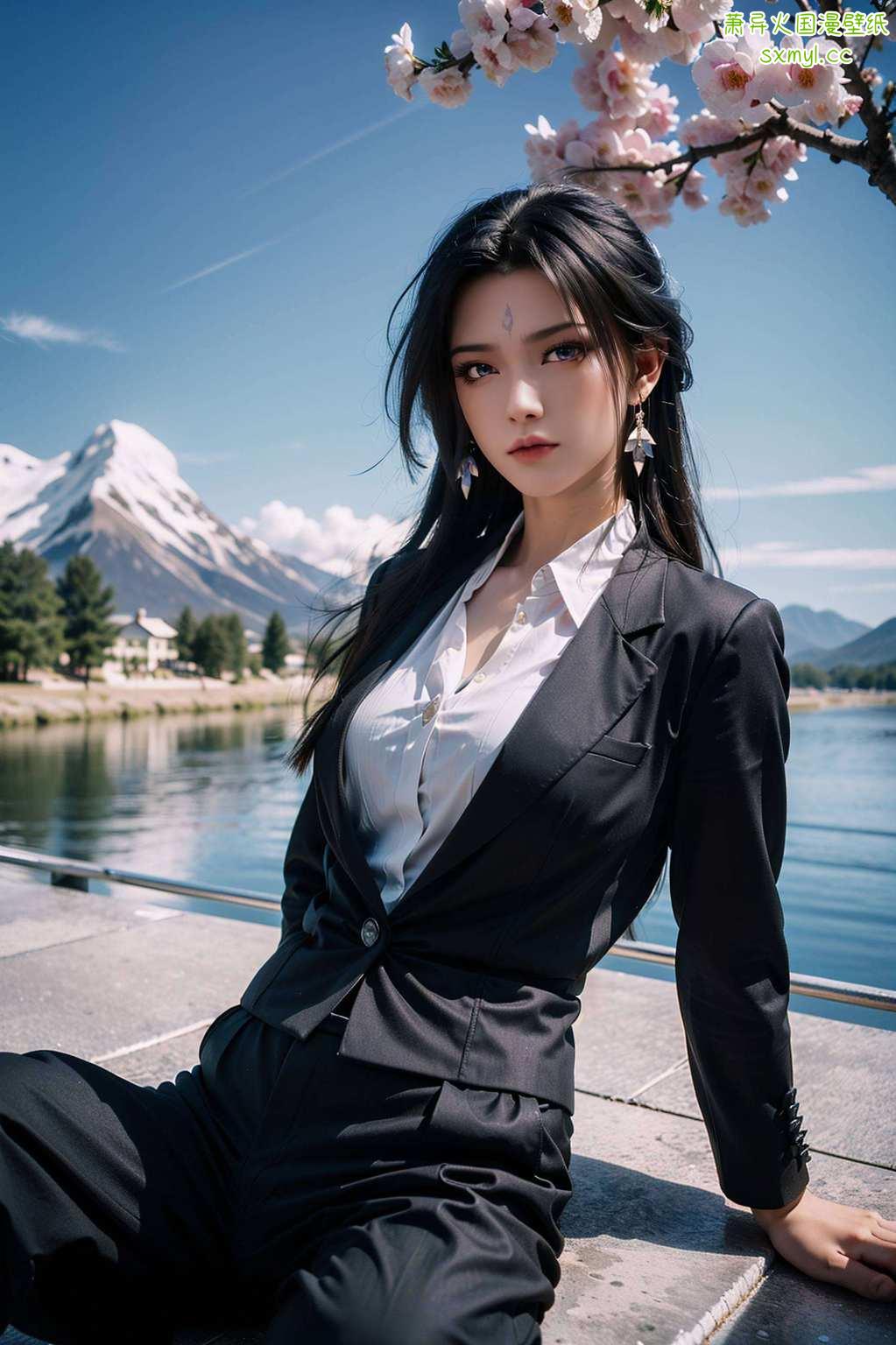 嘿今天给大家带来一款超炫的AI绘画参考作品——陆雪琪壁纸！这款壁纸融合了诛仙元素