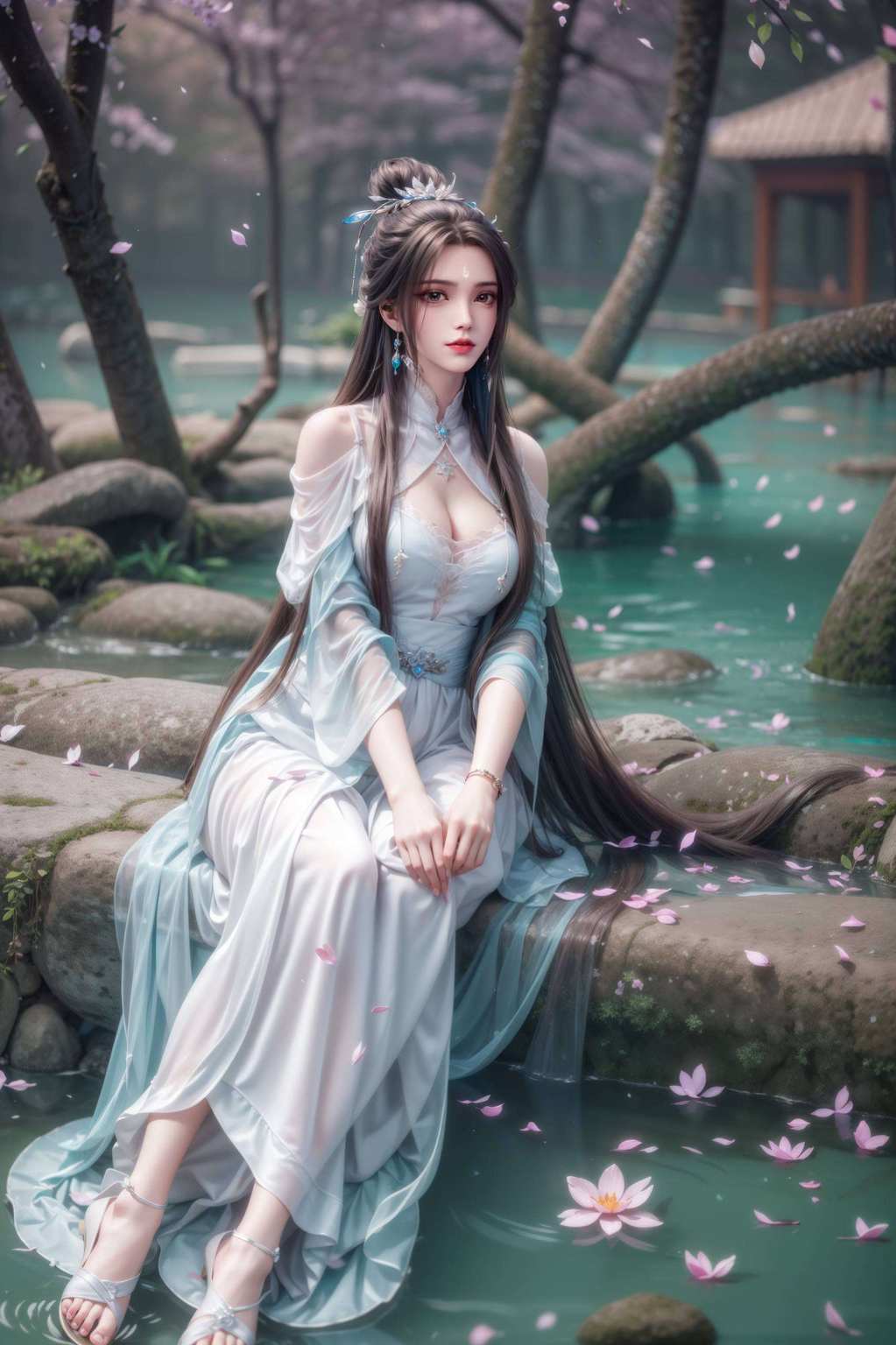 各位电脑桌面美学大师们！今儿个给大家介绍一位国漫界的颜值担当——陆雪琪！这不仅仅是诛仙里的那个清冷女神嘿