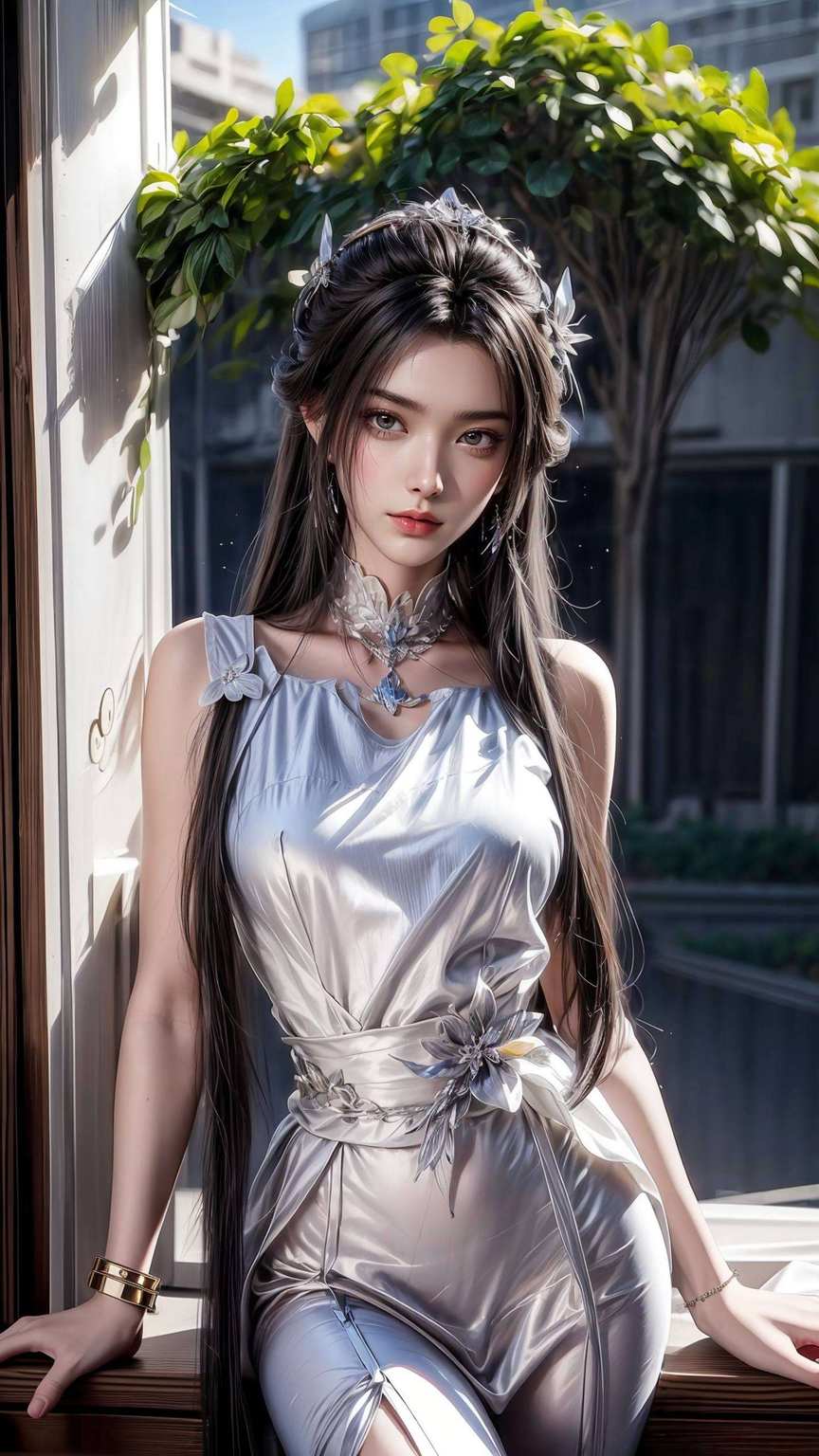 嘿完美展现了她的美丽气质