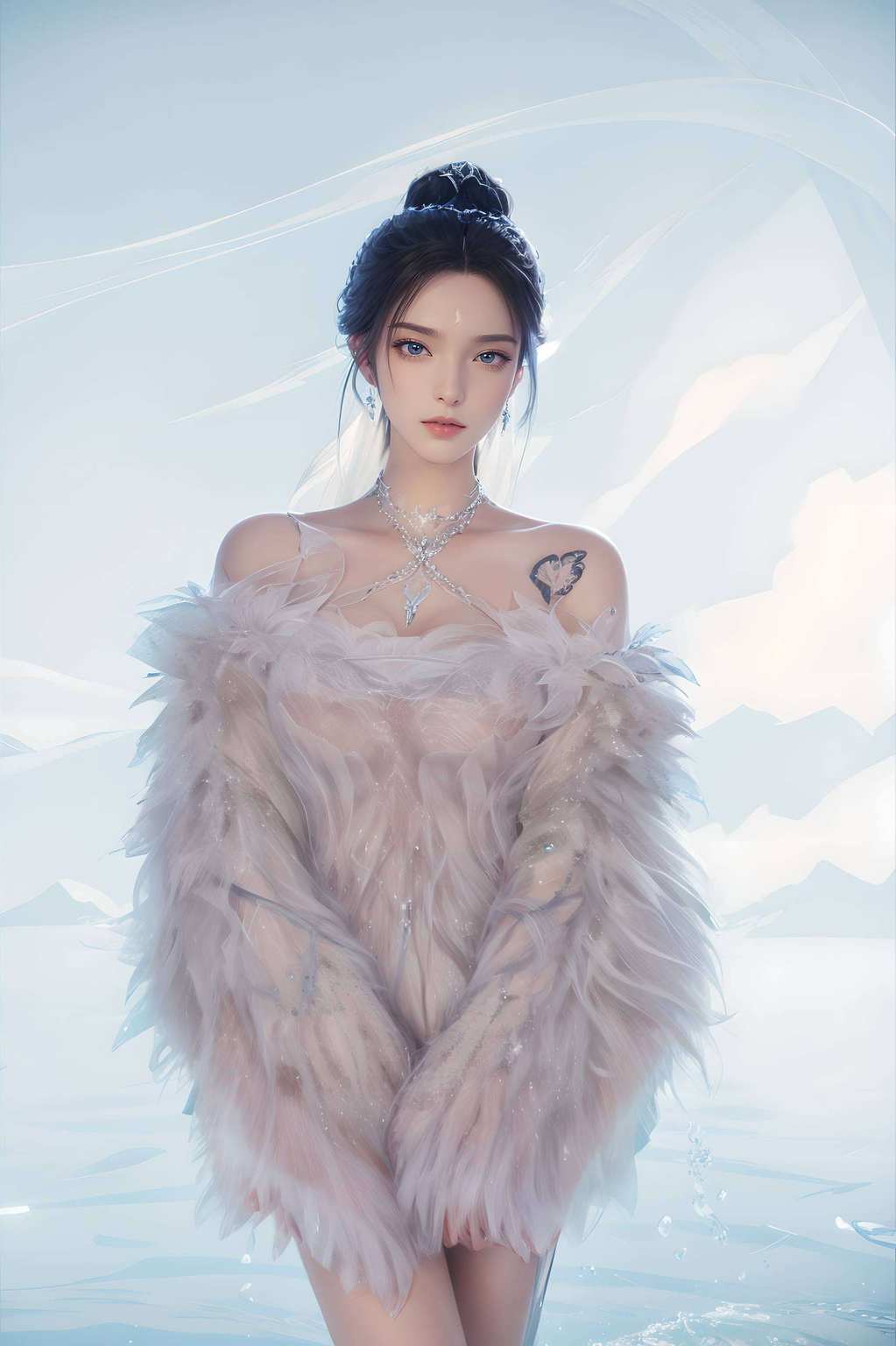 她的风采更是动漫美女中的璀璨星辰