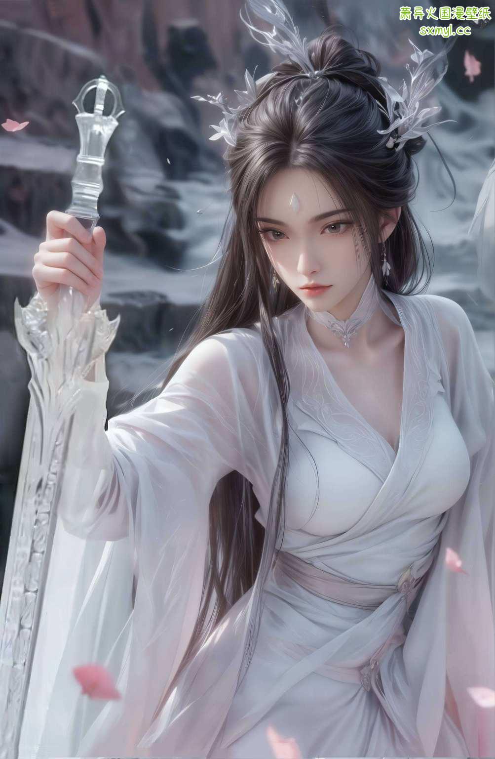 正是《诛仙》里那个冰肌玉骨、傲娇可爱的小姐姐——陆雪琪！咱们这高清壁纸就在你的指尖跳舞
