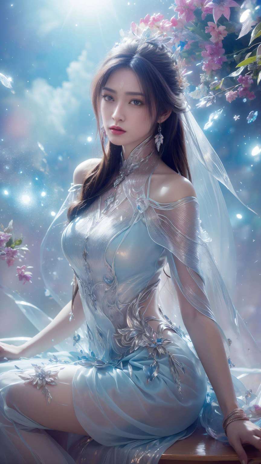 电脑桌面上集雪琪之丽影