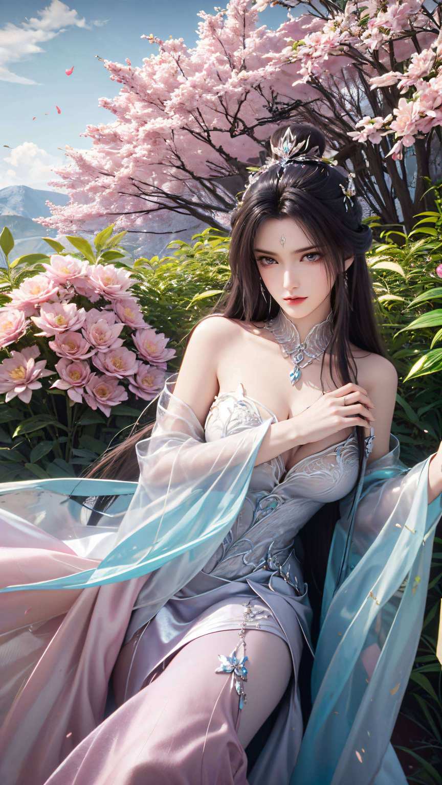 快来看看这位国漫界的女神如何在你的电脑桌面上绽放光彩吧！