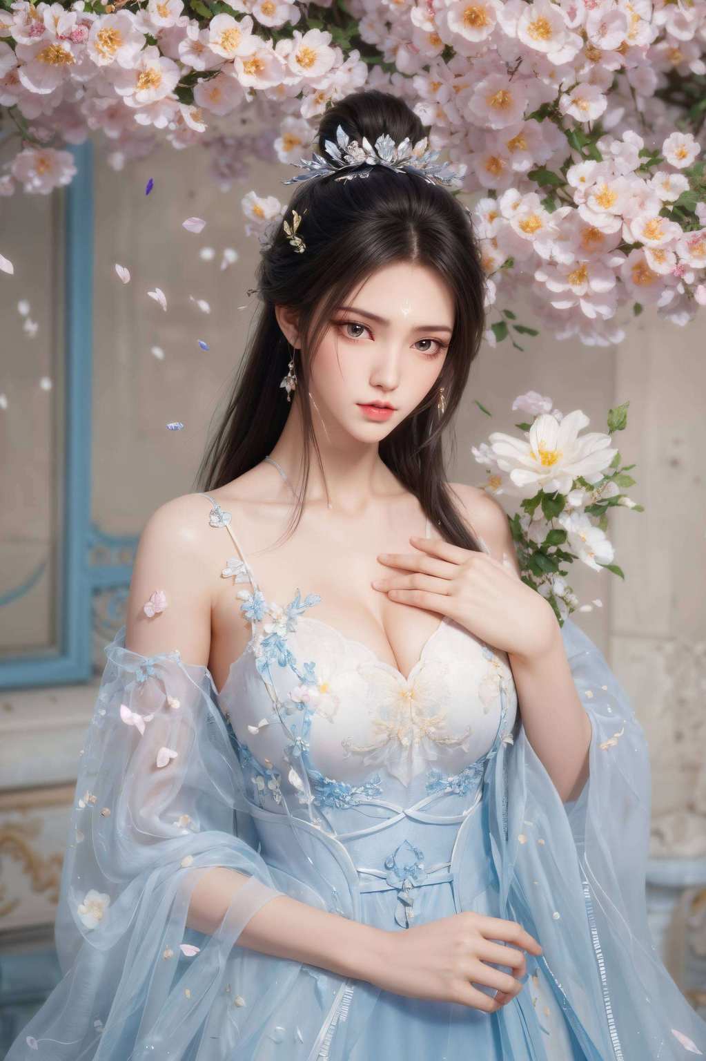 典型的国漫女神一枚！谁让她是诛仙世界里那个又酷又美的女侠呢保你每天工作学习都有好心情