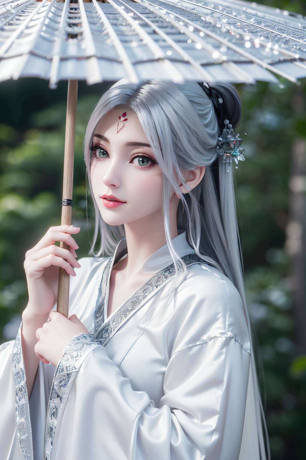 谁说国漫女神不能既玄幻又可爱？小白同学桌面因她而生动