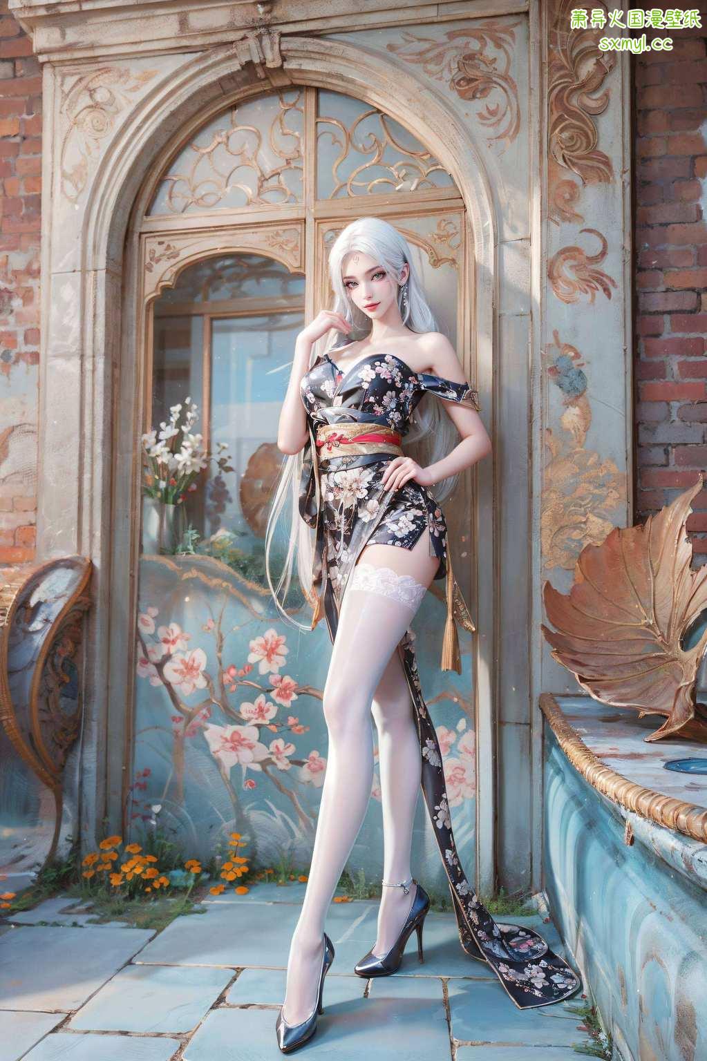 玄幻之意境女神映屏中