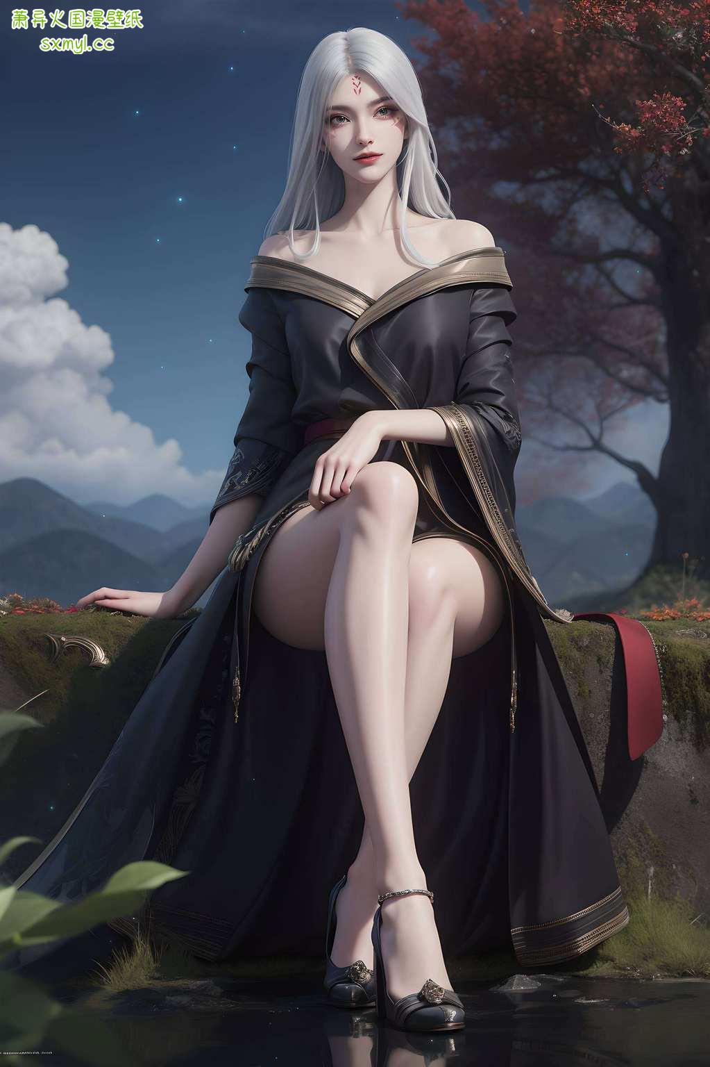 动漫女神映碧天,玄幻风华电脑间诛仙一梦绘幽兰,国漫美女翩翩舞